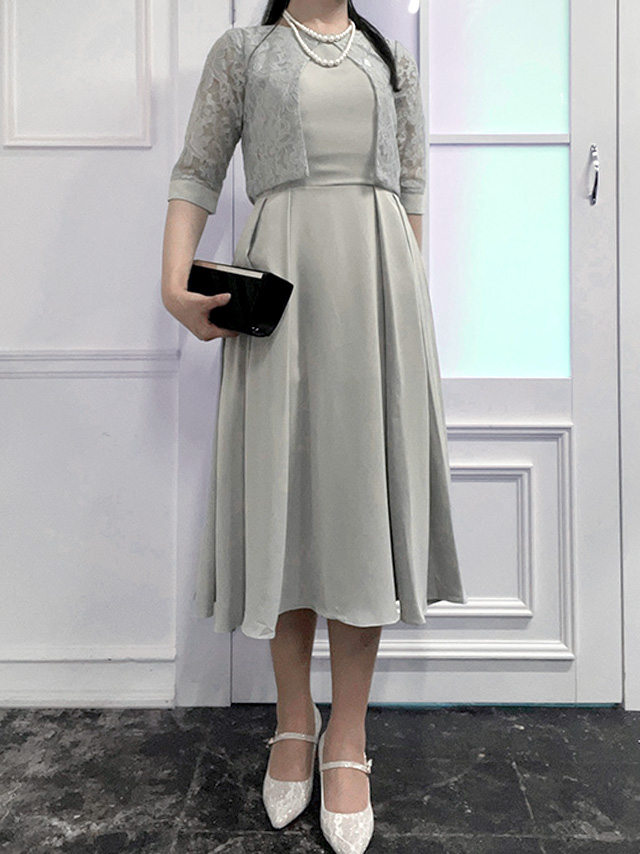 身長164cm骨格ストレートのスタッフがrt-mds37m(グレー)を着用したフロント画像