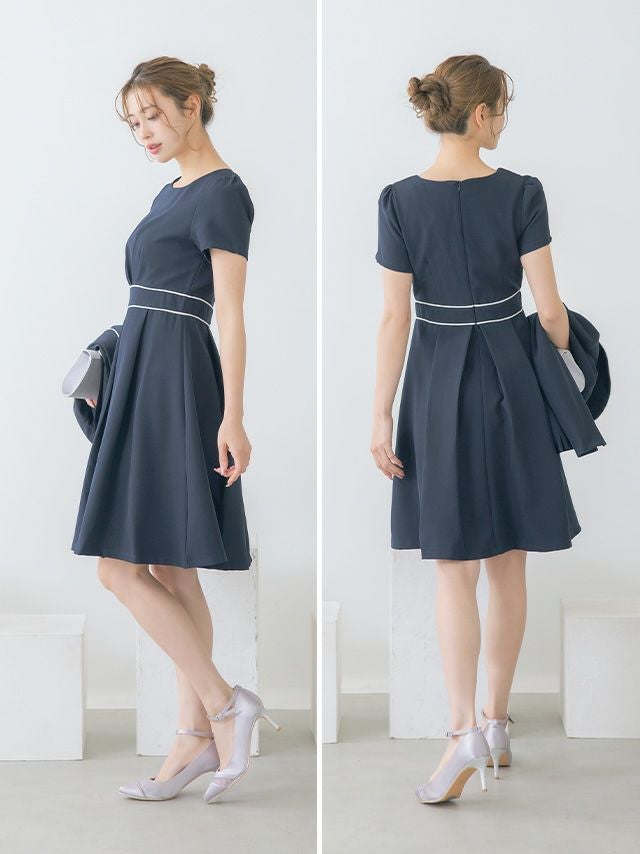 SALE] パイピングクラシカルワンピースセレモニースーツ (Sサイズ～XXL