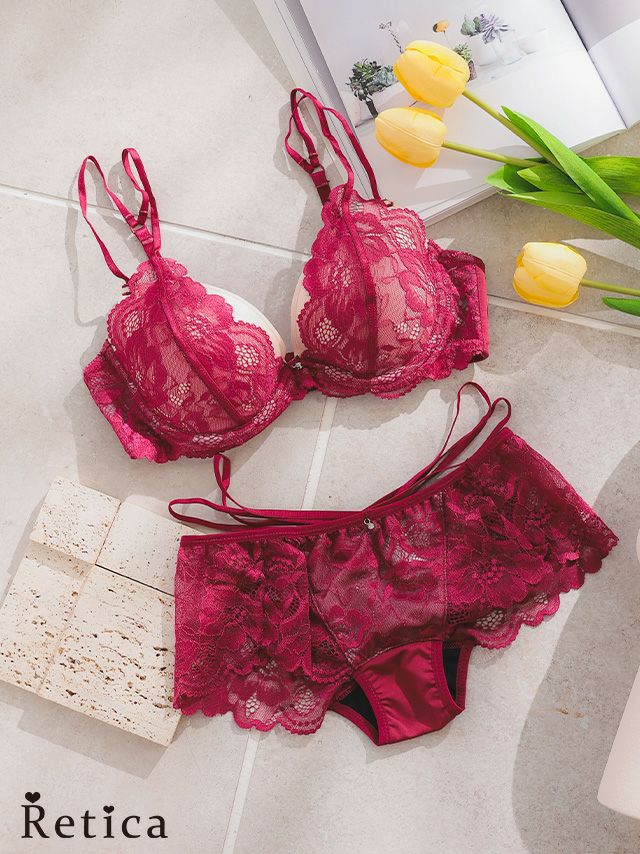 花柄ワインレッドヨガブラ C75 2セット S size 000000002395-01.jpg?size=m&w=