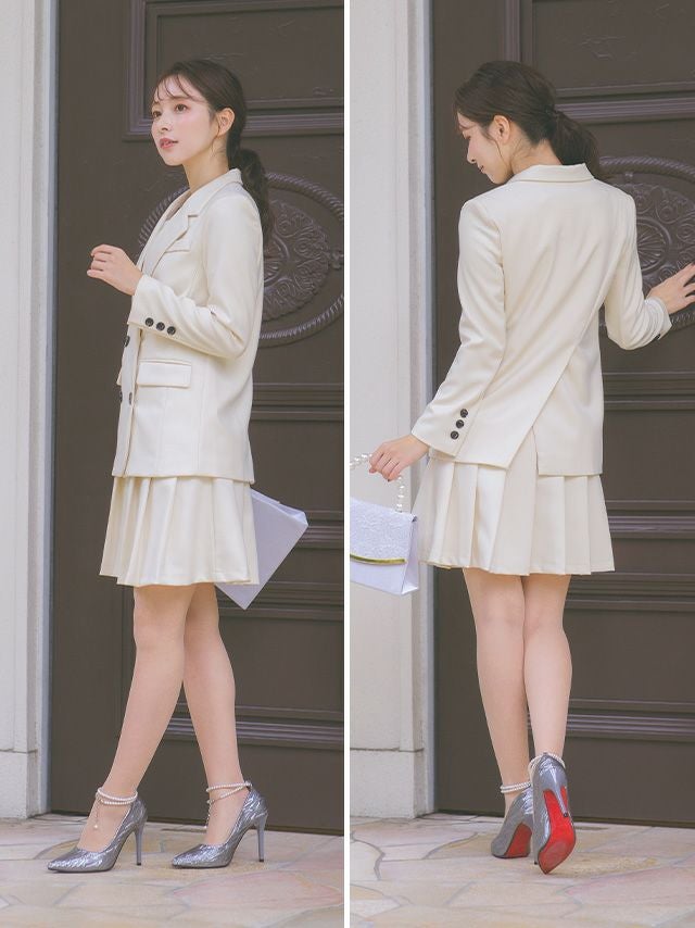 SALE] ダブルブレストワンカラーセレモニースーツ (Sサイズ～XXLサイズ